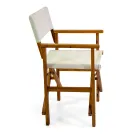 Karrige Drejtorie me Dru Akacie me vaj Ngjyrë Natyrale - Teknike Viadurini