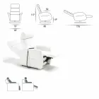 Kolltuk kthyes Bluma me tapiceri pëlhure / lëkure / lëkure faux Viadurini