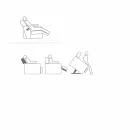 Kolltuk relaksues me dizajn trëndafili me 2 motorë, prodhuar në Itali Viadurini