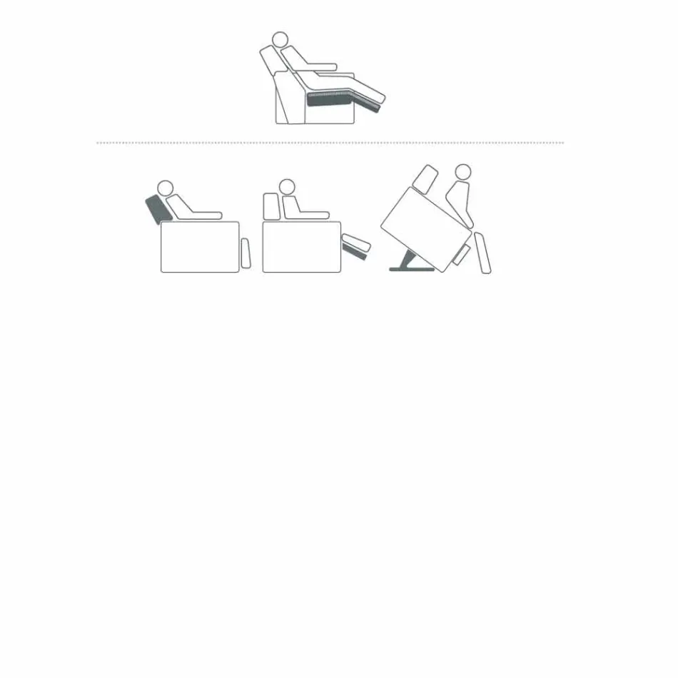 Kolltuk relaksues me dizajn trëndafili me 2 motorë, prodhuar në Itali Viadurini