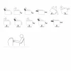 Kolltuk ortopedik relaksues 4 motorë prodhuar në Itali Giglio, dizajn modern Viadurini