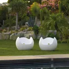 Kolltuk lëkundës me formë të rrumbullakët Dizajn me ngjyra Slide Blos i bërë në Itali Viadurini