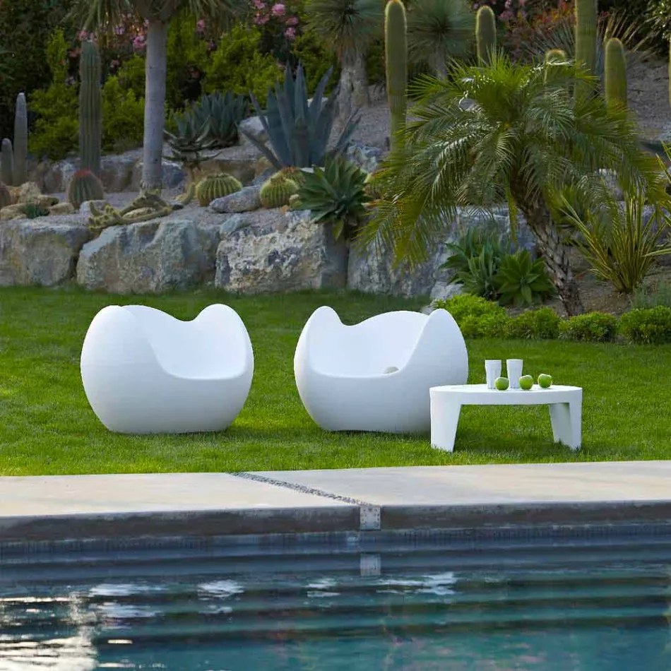 Kolltuk lëkundës me formë të rrumbullakët Dizajn me ngjyra Slide Blos i bërë në Itali Viadurini