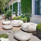 Kolltuk me rrumbullakët me ngjyra Slide Chubby model modern i prodhuar në Itali Viadurini