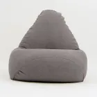 Karrige Garden Bean Bag në pëlhurë Outdoor Dove Grey - Maestrale Viadurini