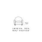 Kolltuk i dhomës së ndenjes i mbuluar me lëkurë me këmbë druri të prodhuara në Itali - Pegolo Viadurini