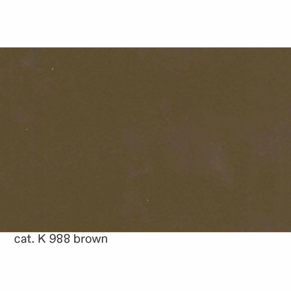 Kolltuk i dhomës së ndenjes i mbuluar me lëkurë me këmbë druri të prodhuara në Itali - Pegolo Viadurini