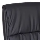 Karrige zyre me sajë çeliku dhe eko-lëkurë me mbështetëse krahu 2 copë - Monaldo Viadurini