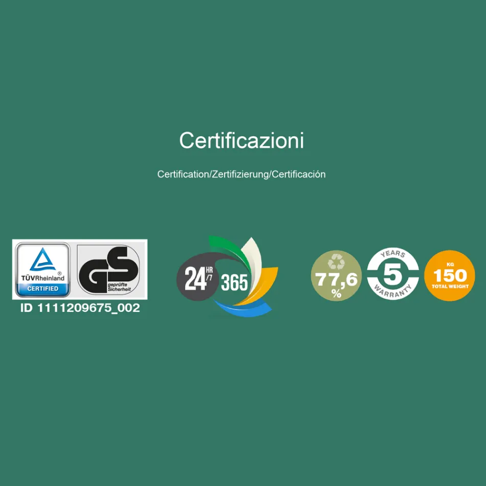 Kolltuk i Zyrës së Dizajnit Ergonomik të Rrotullueshëm me Mbështetëse Krahësh dhe Mbështetës Kokë - Romolo Viadurini