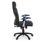 Kolltukë zyre e rrotullueshme e shtrirë në 2 ngjyra lëkure eko dhe najlon - Saronno Viadurini