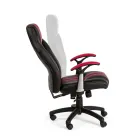 Kolltukë zyre e rrotullueshme e shtrirë në 2 ngjyra lëkure eko dhe najlon - Saronno Viadurini