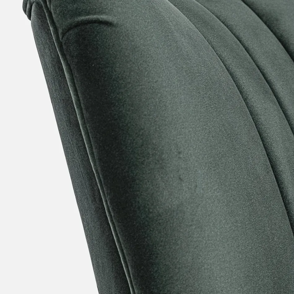 Kolltukë Vintage Dru me Mbështetëse krahësh prej bastun prej palme kacavjerrëse dhe poliestër - Ludovica Viadurini