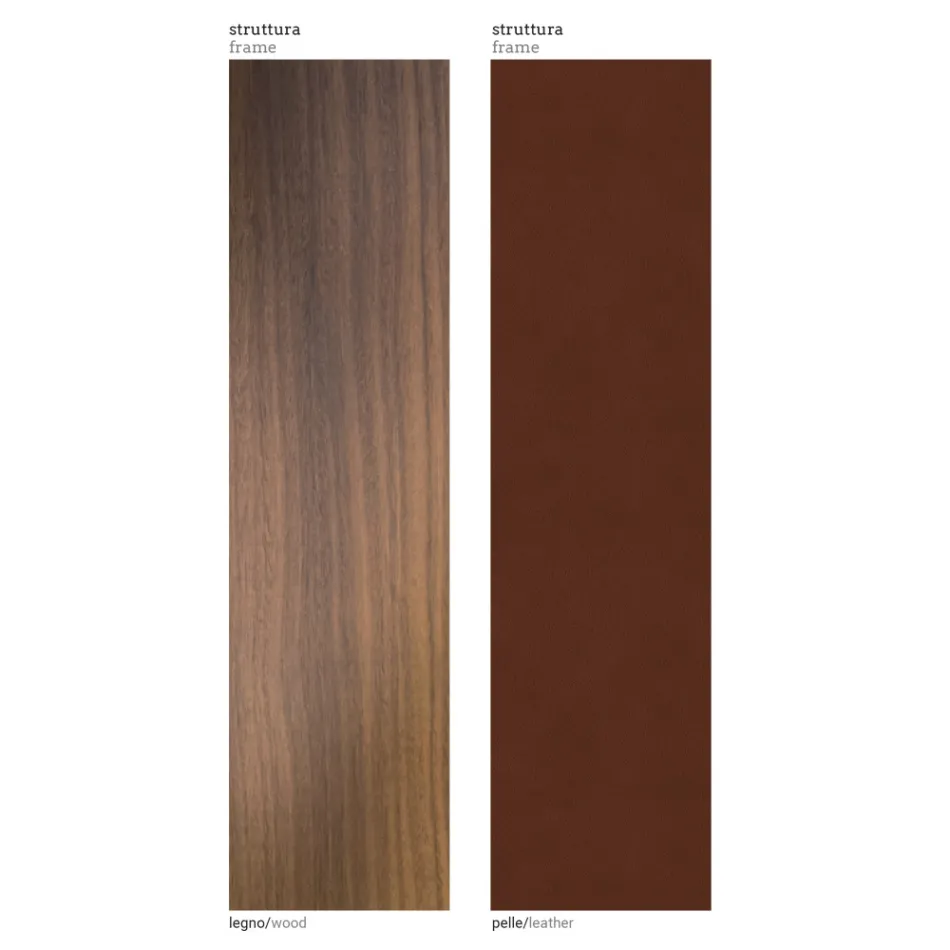 Kolltukë e jashtme në Pëlhurë dhe Kornizë Druri Prodhuar në Itali - Briga Viadurini