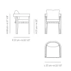 Kolltukë e jashtme në Pëlhurë dhe Kornizë Druri Prodhuar në Itali - Briga Viadurini