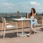 Kolltuku i Jashtëm Nga Alumini Bezh dhe Litar Terra - Luxe Viadurini