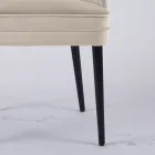 Kolltuku i dhomës së ndenjes në pëlhura të ndryshme me guaskë druri - Edgar Viadurini