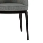 Kolltuku i dhomës së ndenjes në pëlhura të ndryshme dhe druri i fortë Made in Italy - Evy Viadurini