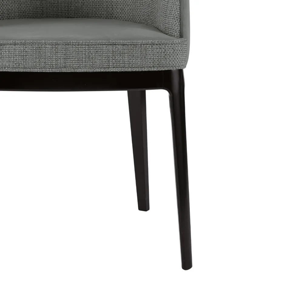 Kolltuku i dhomës së ndenjes në pëlhura të ndryshme dhe druri i fortë Made in Italy - Evy Viadurini