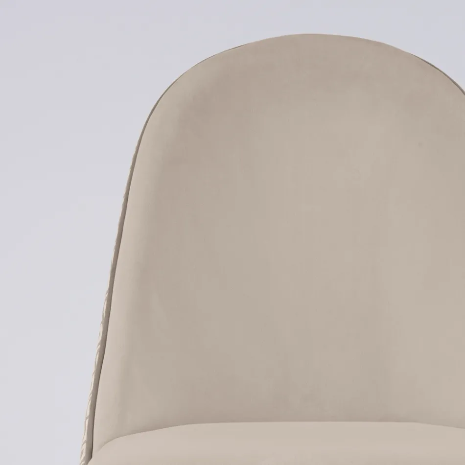 Kolltuku i dhomës së ndenjes në pëlhurë dhe dru të fortë Prodhuar në Itali - Jordi Viadurini