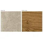 Kolltuku i dhomës së ndenjes në pëlhurë dhe dru të fortë Prodhuar në Itali - Jordi Viadurini