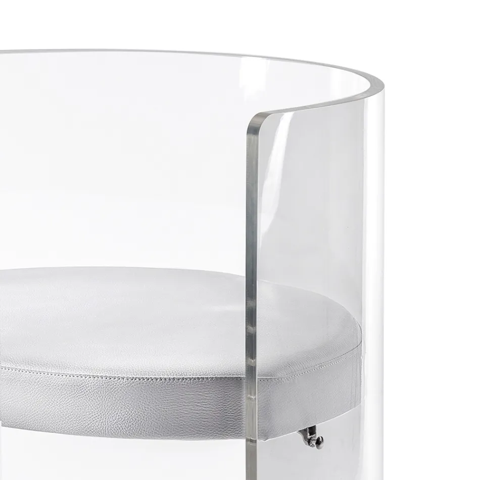 Kolltuk Elegant Transparent Pleksiglasi Prodhuar në Itali - Rachele Viadurini
