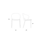 Kolltukë metalike dhe sedilje Neve Cashmere Made in Italy - Ivy Viadurini