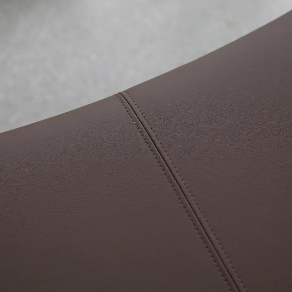 Kolltukë metalike dhe sedilje eko-lëkure Made in Italy - Mint Viadurini