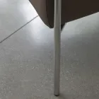 Kolltukë metalike dhe sedilje eko-lëkure Made in Italy - Mint Viadurini