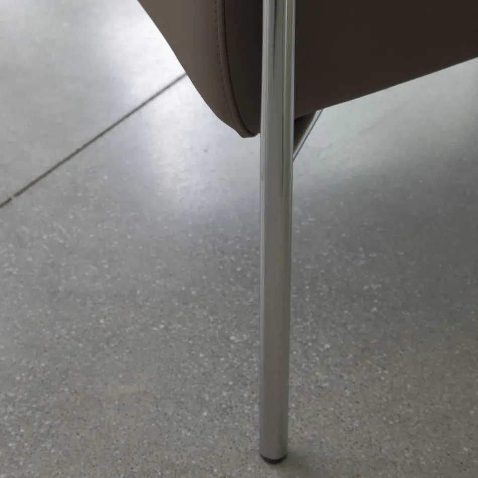 Kolltukë metalike dhe sedilje eko-lëkure Made in Italy - Mint Viadurini