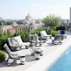 Karrigia e sallonit bardh e zi Slide Low Lita Anniversary bëri Italinë Viadurini