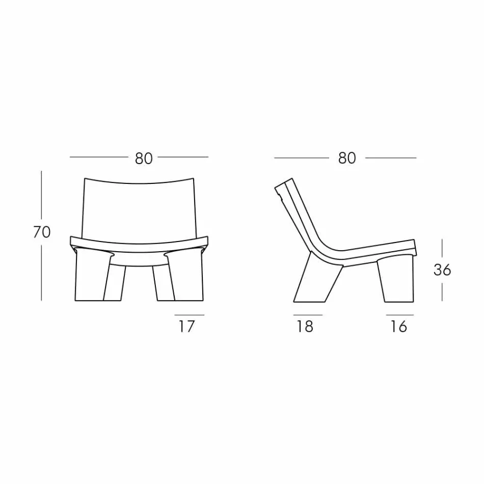 Karrigia e sallonit bardh e zi Slide Low Lita Anniversary bëri Italinë Viadurini