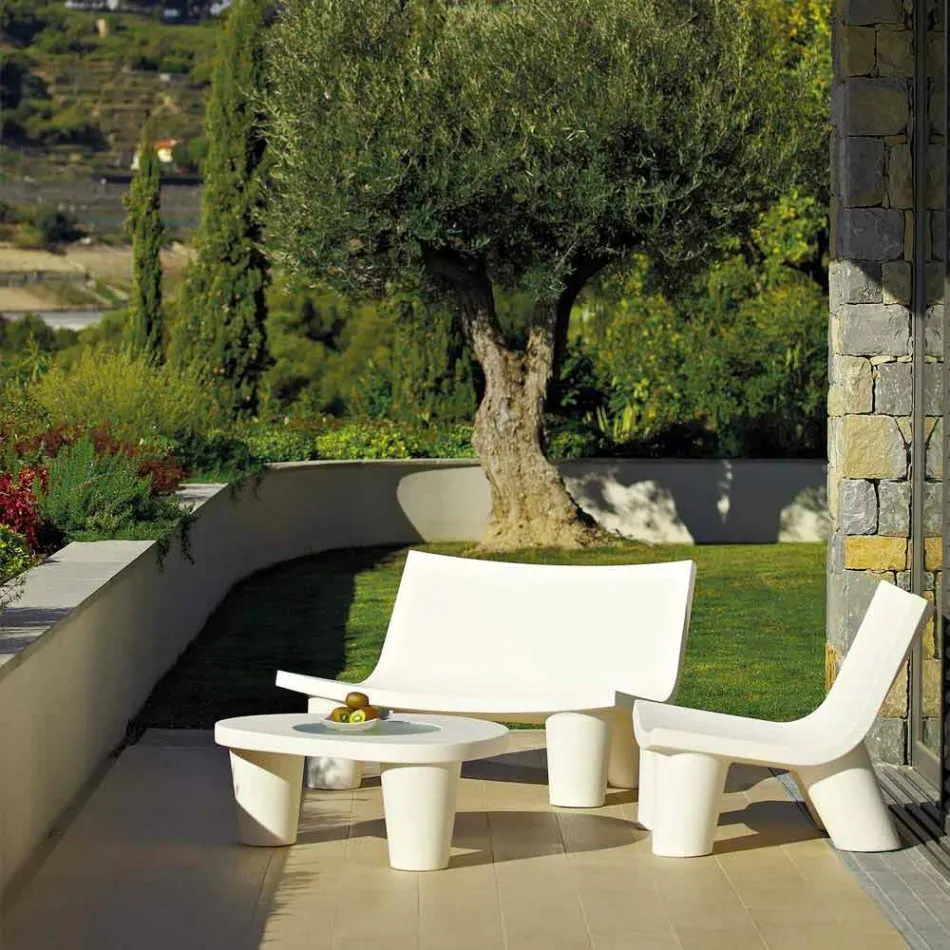 Karrige rri kot me dizajn rrëshqitës Lita e ulët me ngjyra e prodhuar në Itali Viadurini