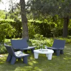 Karrige rri kot me dizajn rrëshqitës Lita e ulët me ngjyra e prodhuar në Itali Viadurini