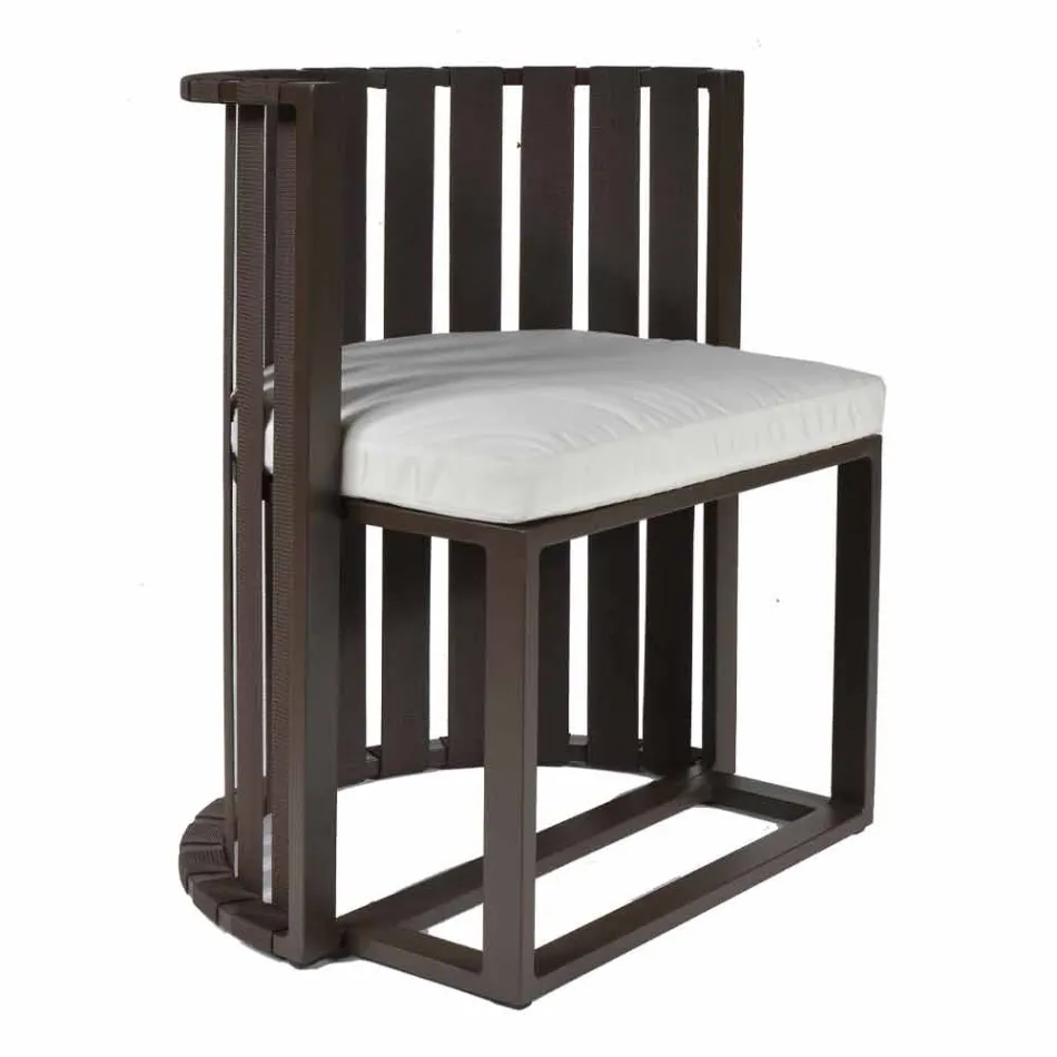 Kolltuk për darkë në natyrë në litarë alumini dhe luksoze - Julie Viadurini