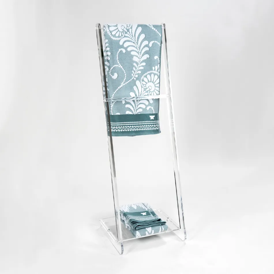 Mbajtëse peshqiri PMMA Plexiglas Prodhuar në Itali - Tarzan Viadurini