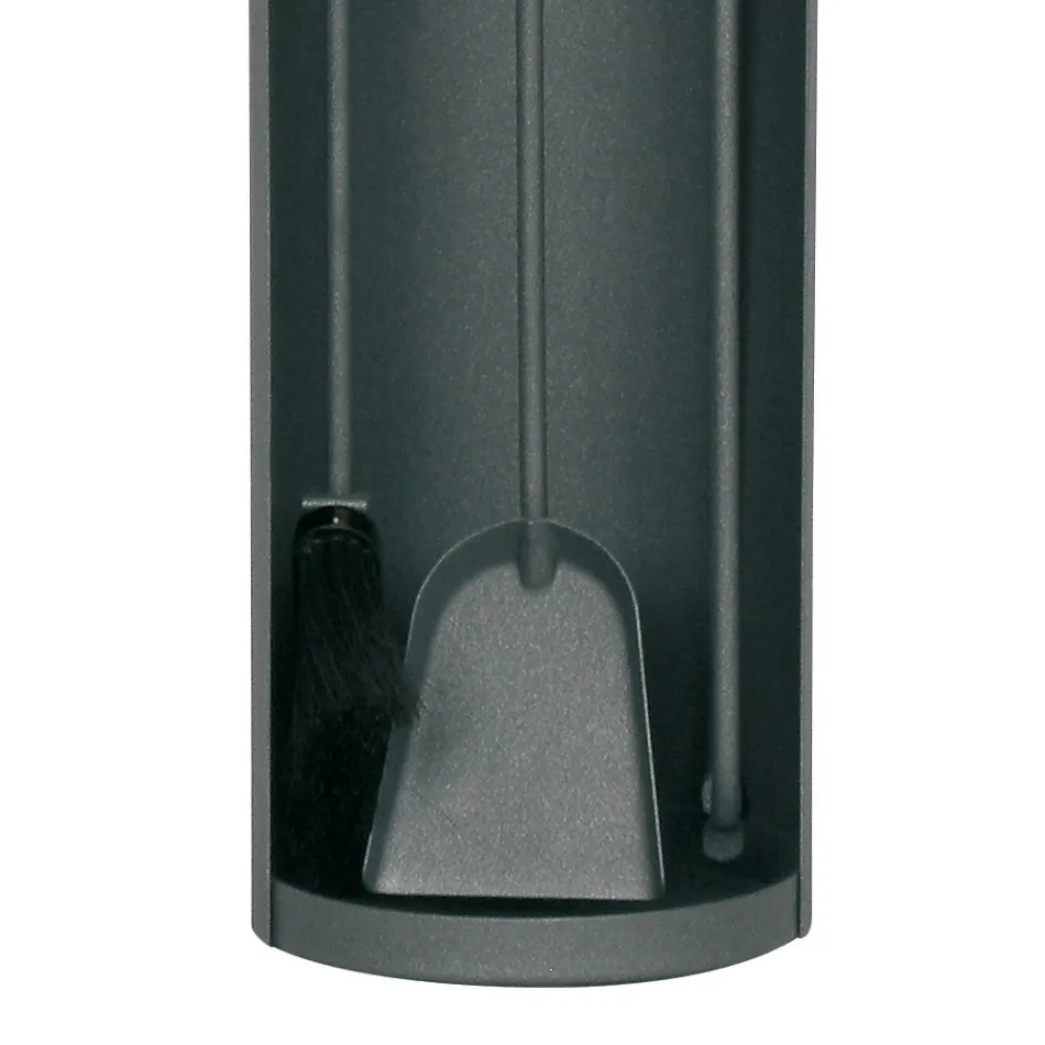 Mbajtëse veglash me 3 vegla zjarri metalike Prodhuar në Itali - Bazar Viadurini