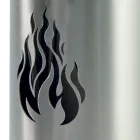 Mbajtëse veglash me 4 aksesorë nga inox dhe flakë Prodhuar në Itali - Vita Viadurini