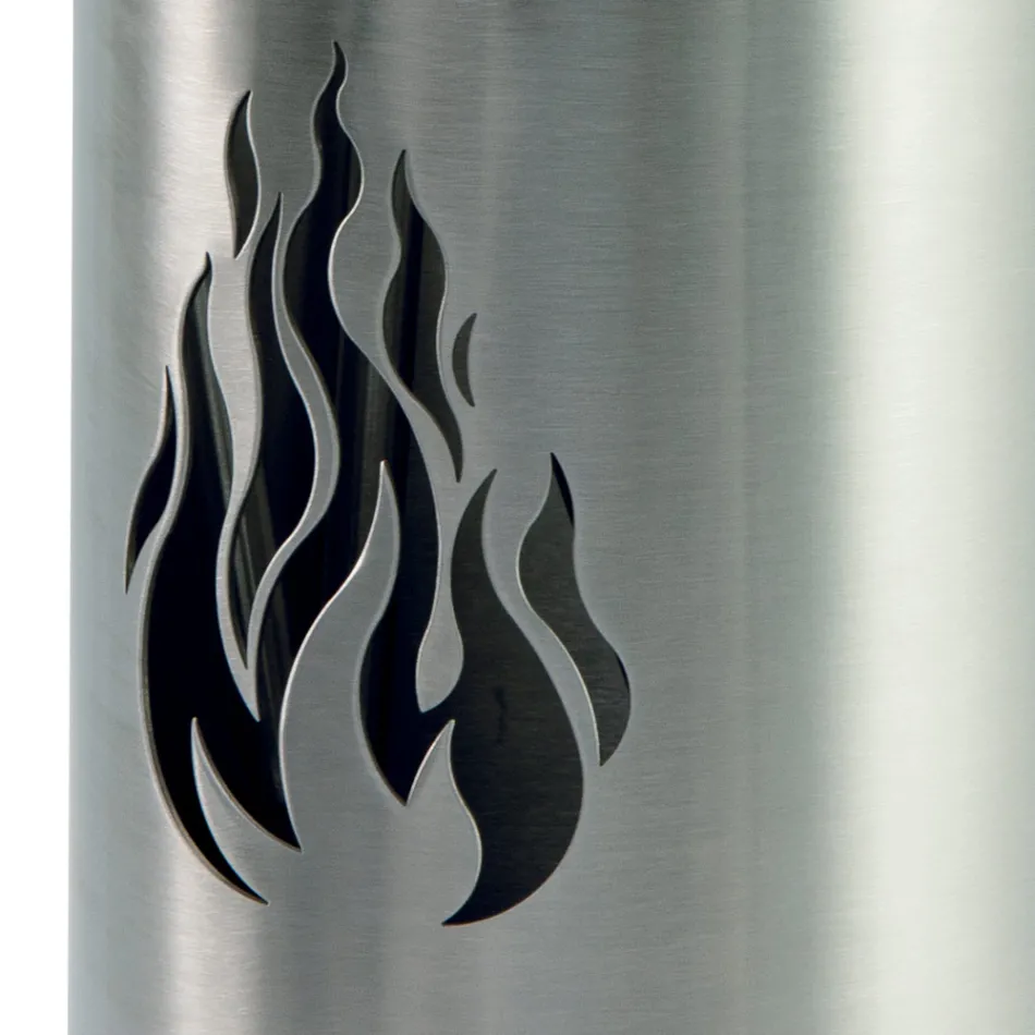 Mbajtëse veglash me 4 aksesorë nga inox dhe flakë Prodhuar në Itali - Vita Viadurini