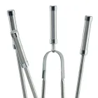 Mbajtëse veglash me 4 aksesorë nga inox dhe flakë Prodhuar në Itali - Vita Viadurini