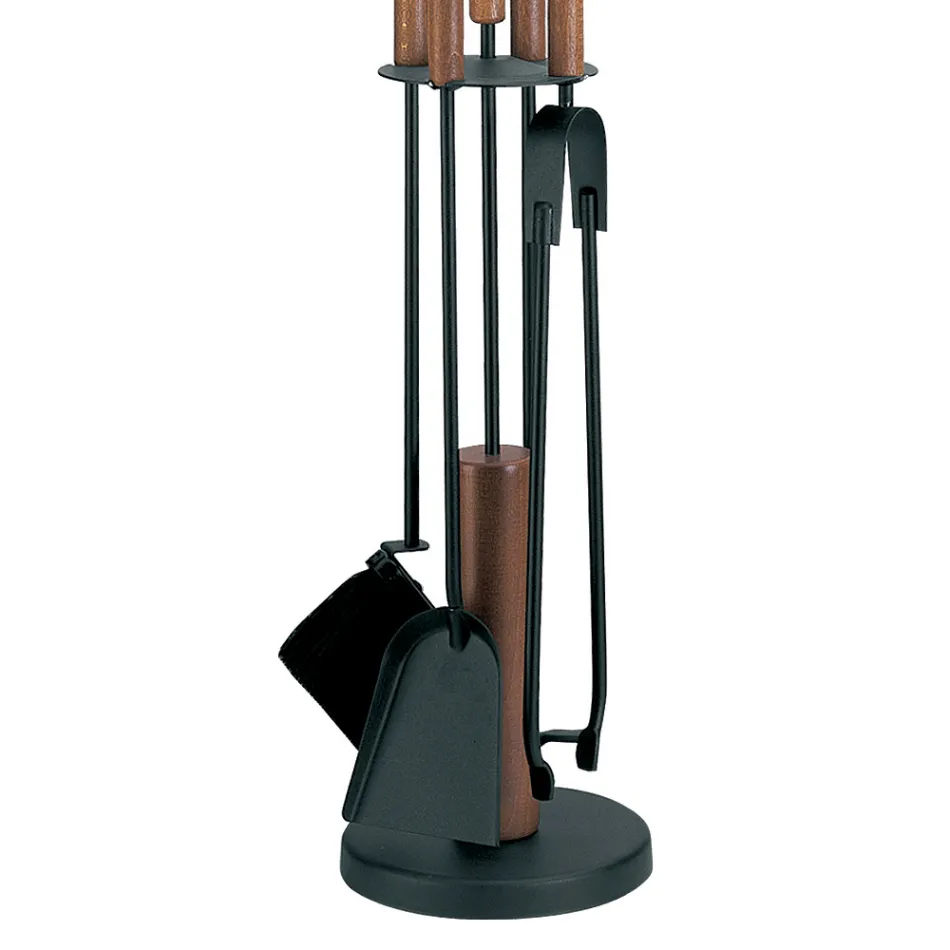 Mbajtëse veglash me 4 aksesorë në metal ose çelik Prodhuar në Itali - Papaja Viadurini