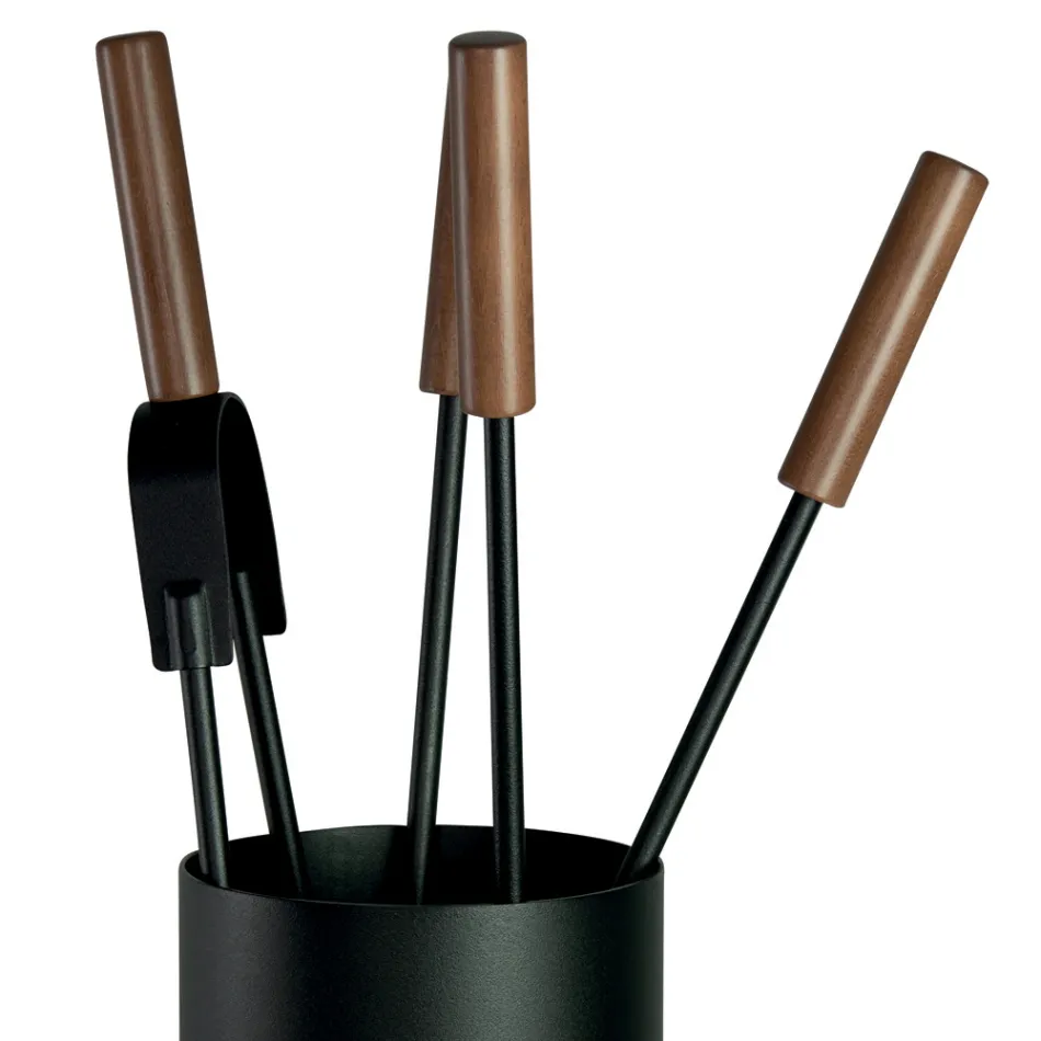 Mbajtëse veglash me 4 vegla për kujdesin e oxhakut Prodhuar në Itali - Fakir Viadurini