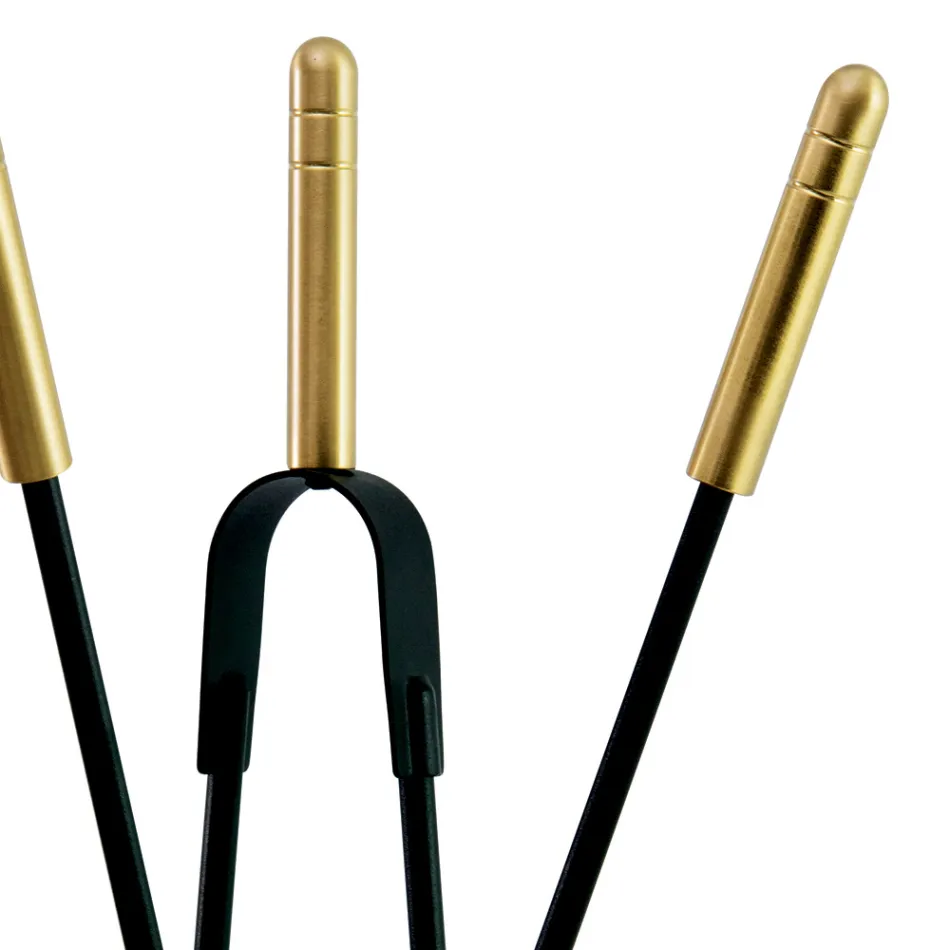 Mbajtëse veglash me 4 vegla për kujdesin e oxhakut Prodhuar në Itali - Fakir Viadurini