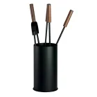 Mbajtëse veglash me 4 vegla për kujdesin e oxhakut Prodhuar në Itali - Fakir Viadurini