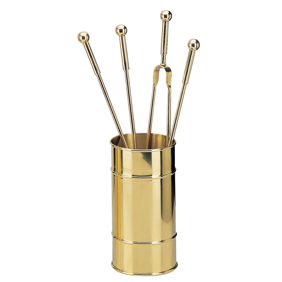 Mbajtëse veglash prej tunxhi 4 Copë Prodhuar në Itali - Gjirafë Viadurini