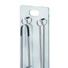 Mbajtëse veglash kristali të temperuar me 4 aksesorë Prodhuar në Itali - Zebra Viadurini