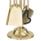 Mbajtëse veglash tunxhi me 4 aksesorë Lartësia 65 cm Prodhuar në Itali - Kangur Viadurini