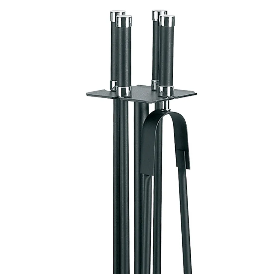 Mbajtëse veglash minimaliste me 4 aksesorë Prodhuar në Itali - Leopard Viadurini