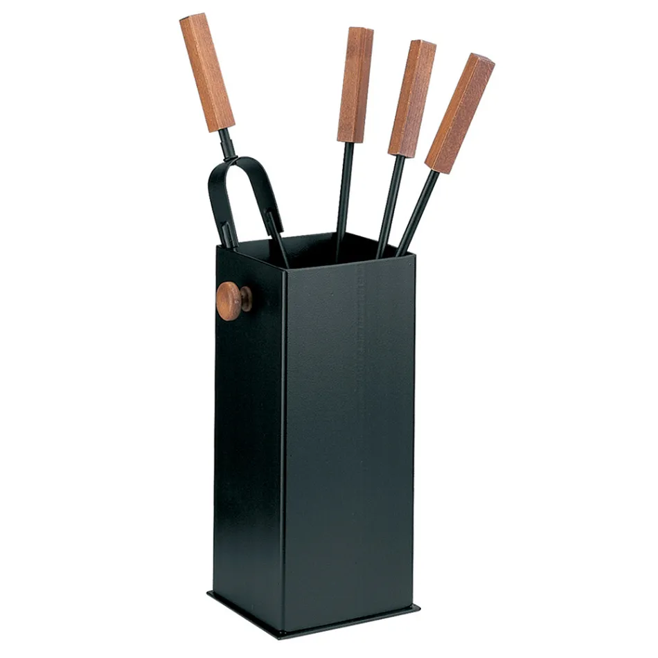 Mbajtëse veglash metalike katrore dhe 4 aksesorë Prodhuar në Itali - Iena Viadurini