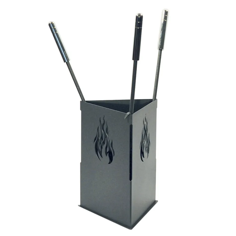 Mbajtëse veglash trekëndore me 3 aksesorë të përfshirë Made in Italy - Passero Viadurini