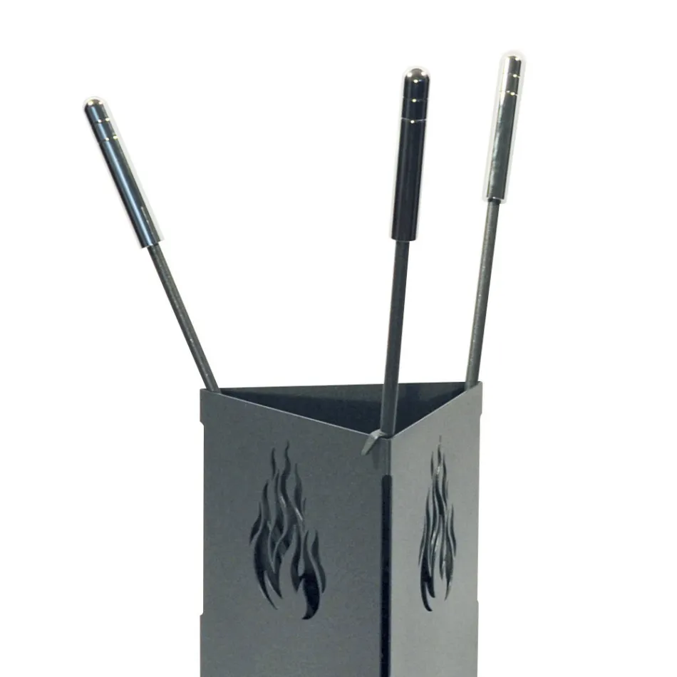 Mbajtëse veglash trekëndore me 3 aksesorë të përfshirë Made in Italy - Passero Viadurini